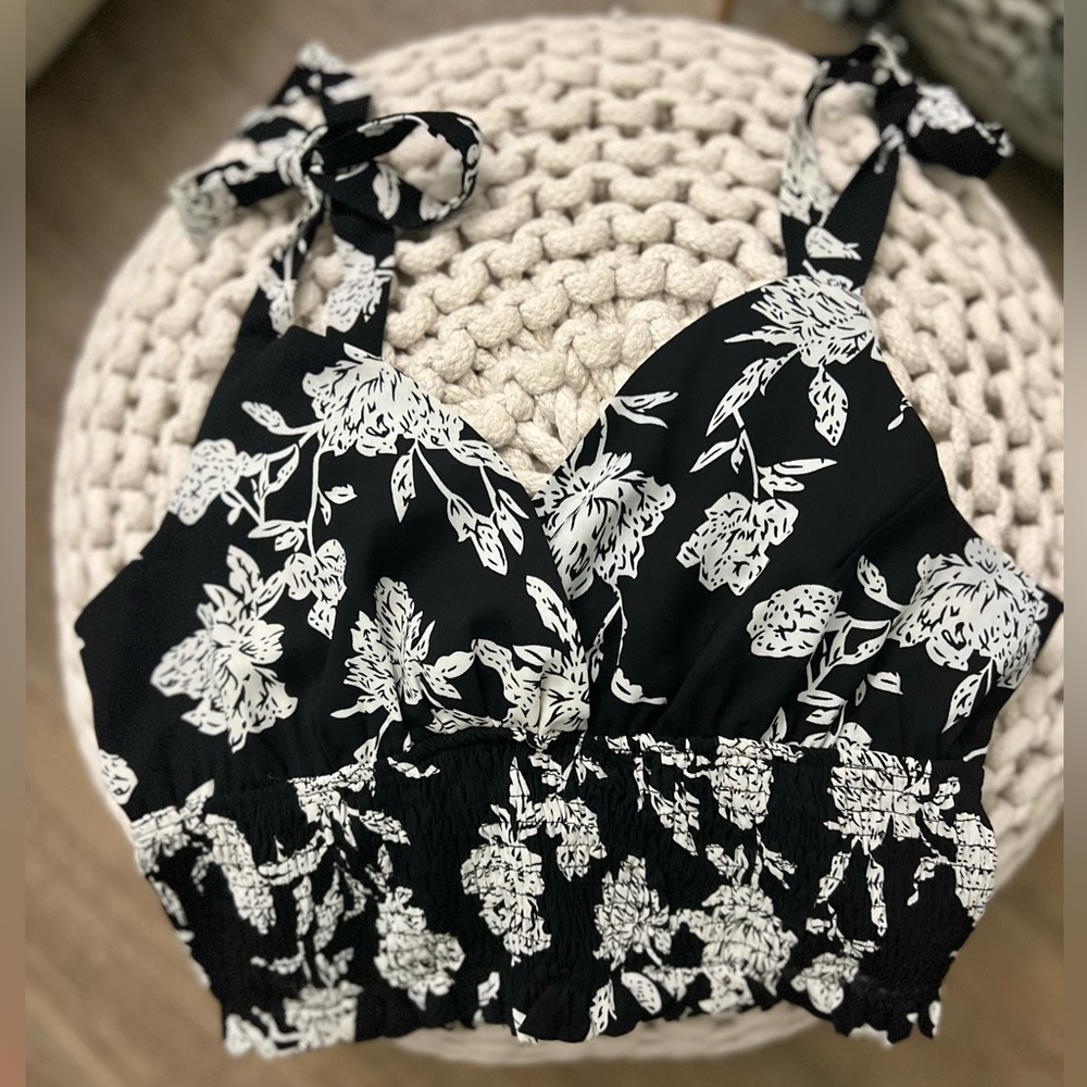 Pink Lily crop top